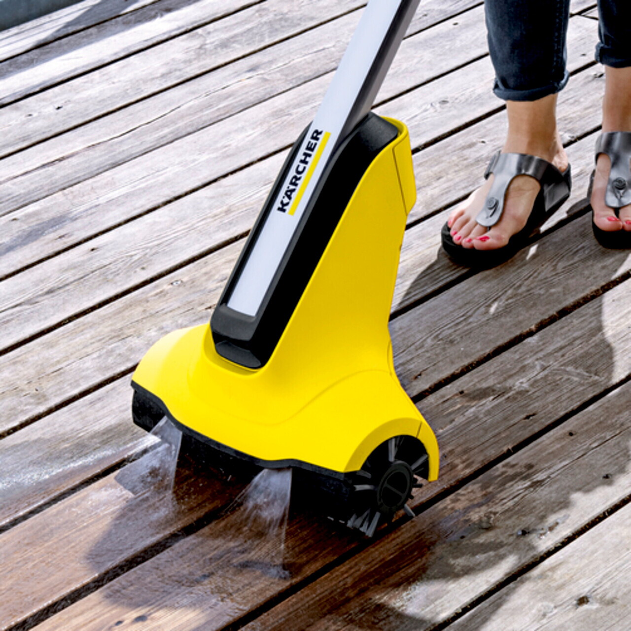 Aparat de curatat terase PCL 4, Karcher, galben — imaginea 5