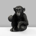 Decoratiune, Monkey, Poliester, Negru