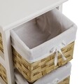 Dulap baie cu 3 cosuri Pompei, Versa, 29 x 25 x 62 cm, lemn, natural