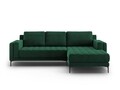 Coltar dreapta, Orrino, Mazzini Sofas, 4 locuri, 242x164x82 cm, catifea, verde bottle