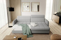 Coltar extensibil dreapta 3 locuri ELTAP, RT-04ROY, Gomsi, 228x165x100 cm, lemn/poliester, gri deschis