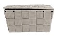 Cos depozitare cu capac, Wenko, Adria, 19 x 10 x 14 cm, polipropilena, bej