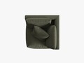 Modul pentru canapea, 1 loc, Chris-259, Micadoni Home, 100x100x80 cm, tesatura structurata chenille, verde deschis