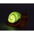 Lampa solara de gradina Snail, Lumineo, 8x16x10.5 cm, polirasina, verde