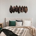 Decoratiune de perete, Hornbeam 2, Metal, Dimensiune: 114 x 52 cm, Multicolor