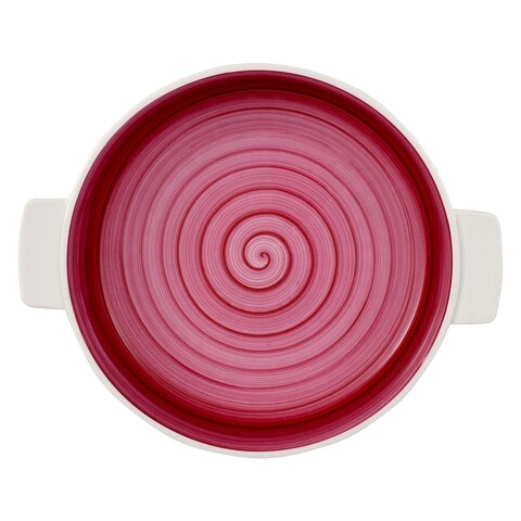 Vas de copt, villeroy   boch, clever cooking, Ø 24 cm, portelan premium, pictat manual, roz