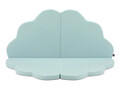 Perna universala copii Baby Pad, Bulut, 120x120x5 cm, Bumbac, Verde menta