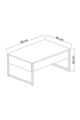 Set mobilier living, Bexley, Luxe Set, Travertin / Auriu
