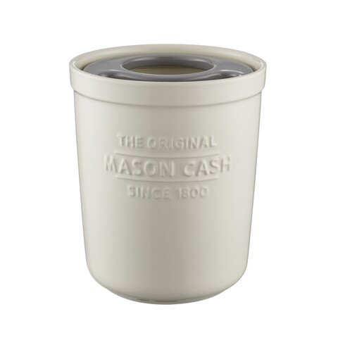 Set suport vase si ustensile bucatarie, Mason Cash, Innovative, 20 x 16 cm, ceramica, alb alb