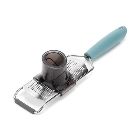 Razatoare cu suport protectie degete, Luigi Ferrero Norsk FR-1747, inox, taiere fina