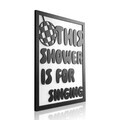 Tablou decorativ, Shower Singer, Dimensiune: 20 x 25 cm, Alb/Negru