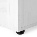Mobilier living, 4 piese, Genova, 315 x 45 x 200 cm, PAL, alb natur