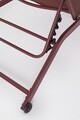 Sezlong cu roti Raul, Bizzotto, 68 x 195 x 101 cm, pliabil, aluminiu/textilena 2x1, rosu pepper