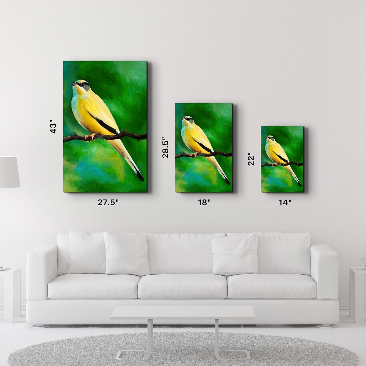 Tablou decorativ, OGLS-9039, Dimensiune: 35 x 55 cm, Multicolor — imaginea 6