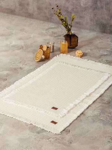 Set covorase de baie, Cotton Box, Bath Rug, Bumbac , Crem
