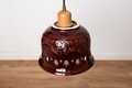 Lustra Radacini Laleaua ciocolatie, Deco Republic, E27, 1x60W, ceramica autentica Corund