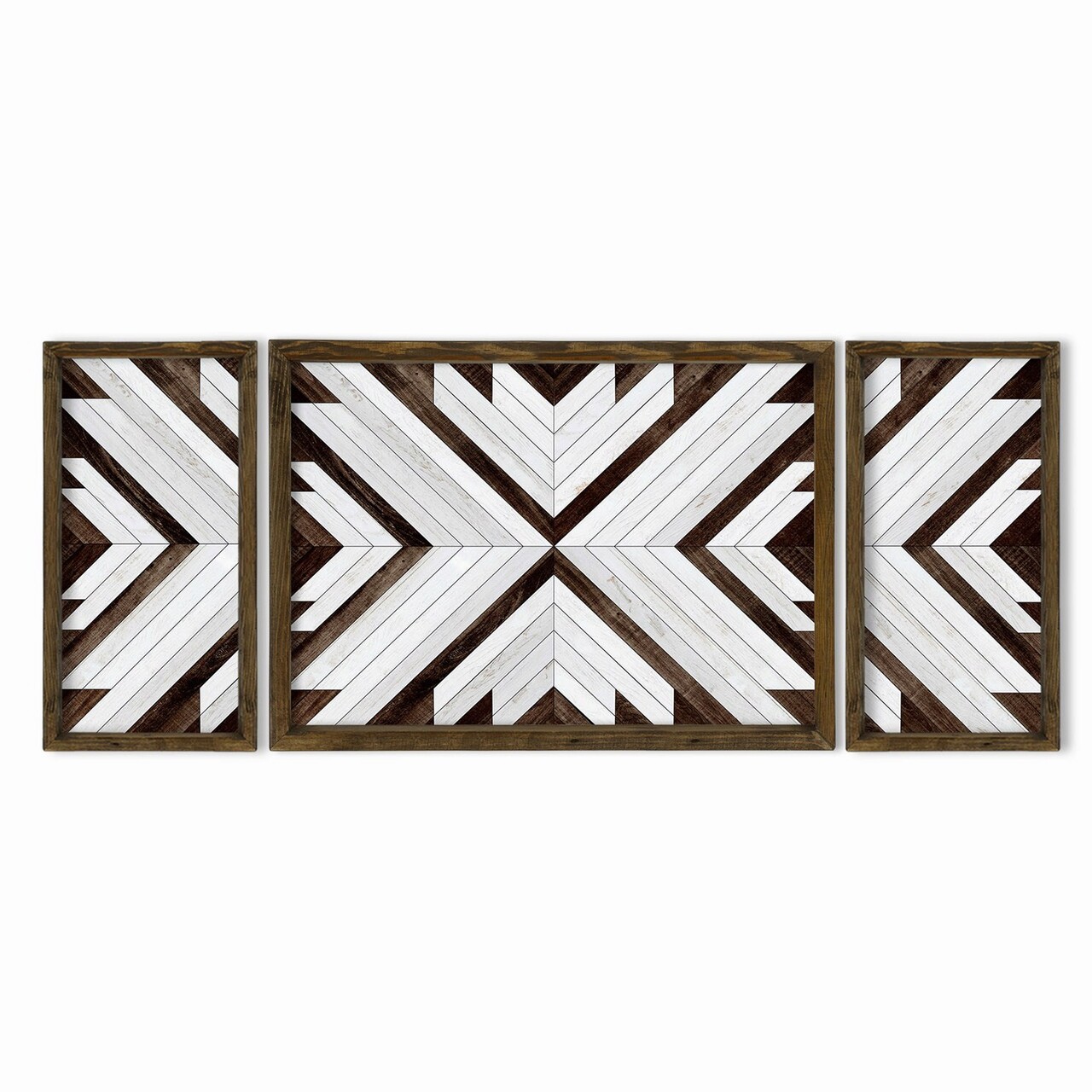 Set 3 tablouri decorative, TAH037, MDF, Imprimat UV, Multicolor - 1 | YEO