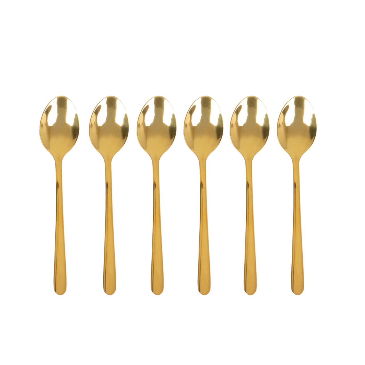 Set tacamuri 24 piese Lugano, Homla, inox 18/0, auriu - imagine 4