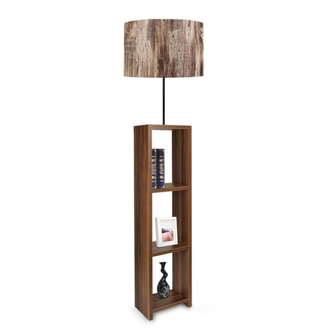 Lampadar, ayd-1798, insignio, 30 x 140 cm, 1 x e27, 60w, maro/bej