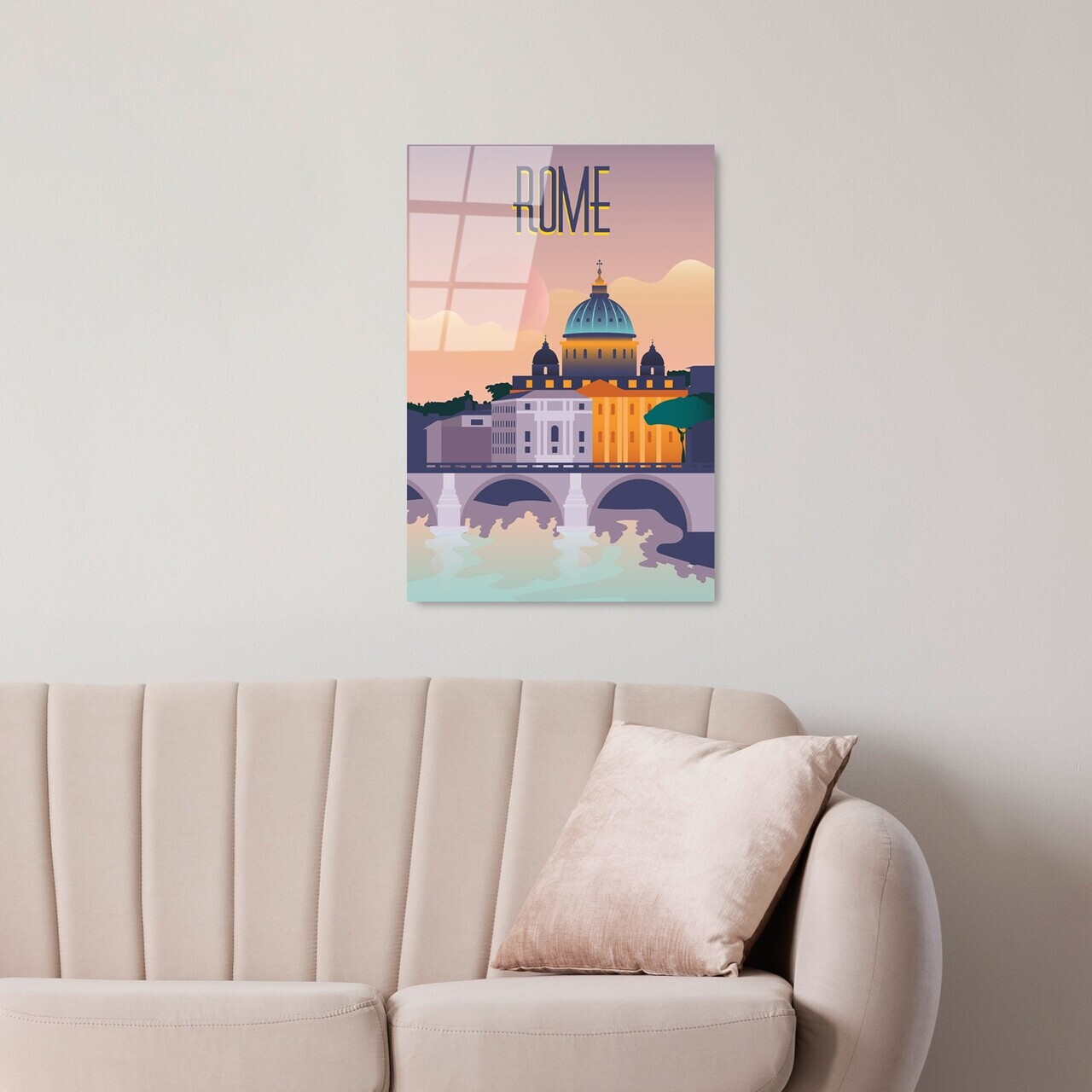 Tablou decorativ, UV-1026, 30 x 45 cm, Multicolor — imaginea 3