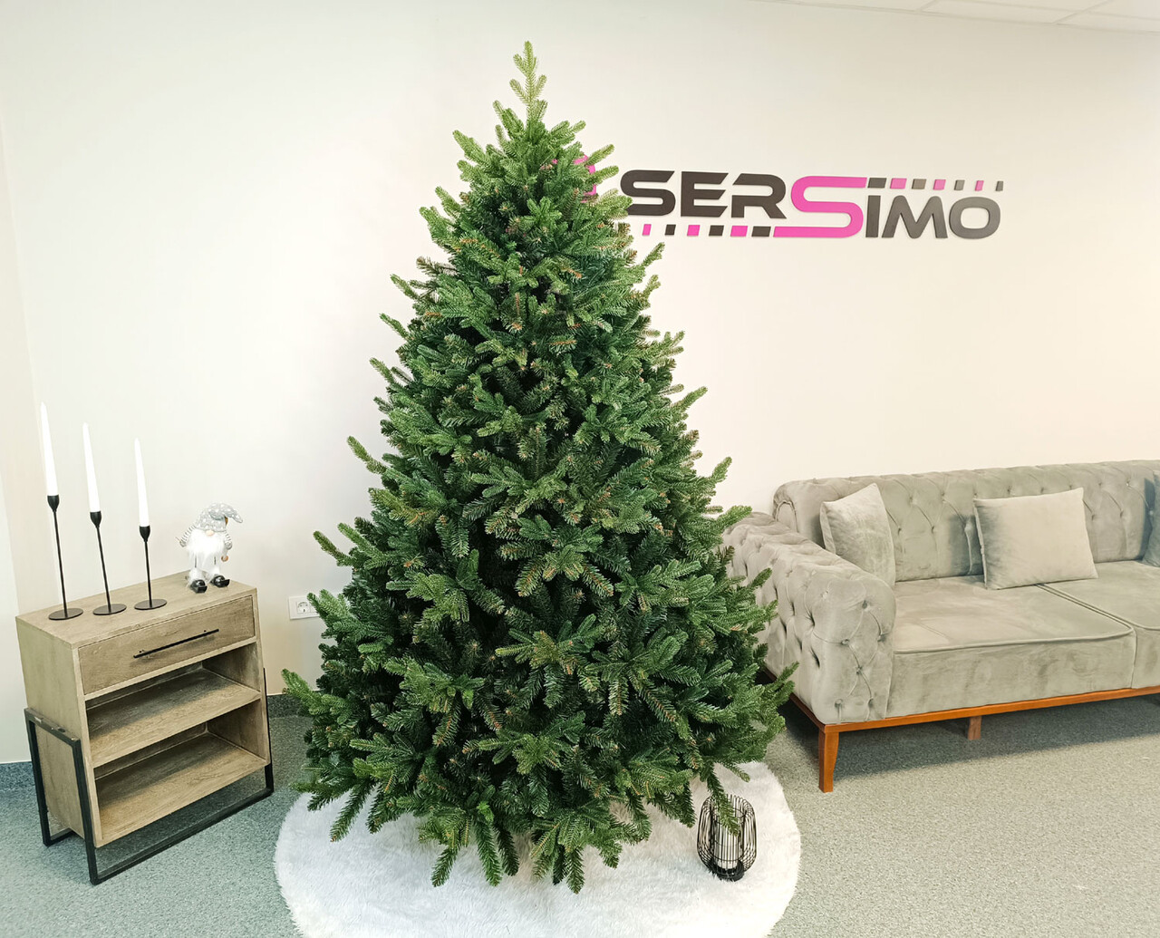 Brad artificial Christmas Deluxe by Sersimo, Royal Felara, 2D+3D, 210cm