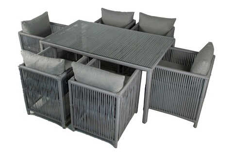 Set mobilier de gradina, Jumilla, Mana, Gri deschis Jumilla
