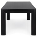 Masa dining extensibila, Chic, L.200/250/300 l.100 H.76, mdf/pal/furnir de mesteacan, wenge