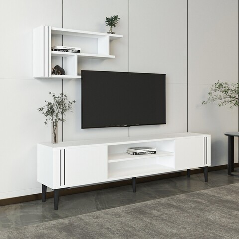 Comoda TV, Inarch, Snow Set, Alb