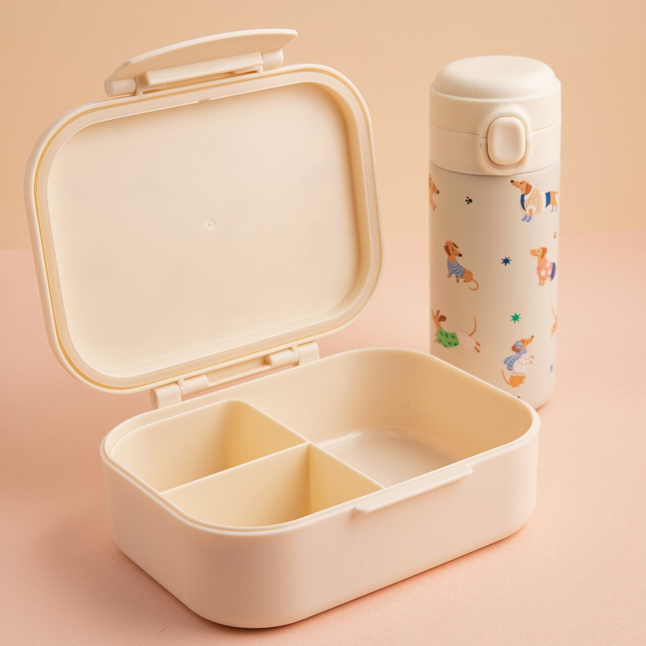 Set caserola pranz si sticla termos Bitea, Homla, plastic, multicolor — imaginea 8