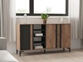 Consola, Puqa Design, Dora, 160x90x40 cm, PAL, Atlantic / Antracit