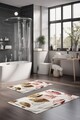 Set covorase de baie, Cartwright, CT-5061, Poliester, Multicolor
