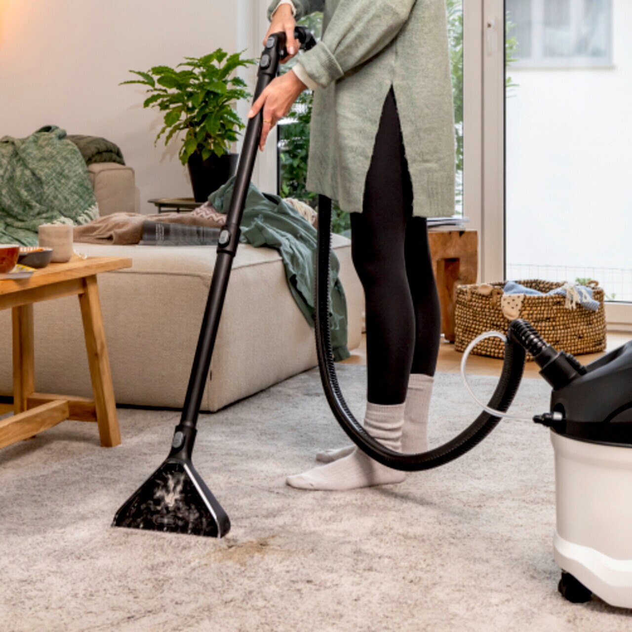 Aspirator cu spalare prin injectie-extractie SE 5, Karcher, alb/negru — imaginea 6