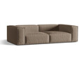 Canapea 4 locuri, Nuria-215, Micadoni Home, 250x110x72 cm, tesatura structurata chenille, cappuccino