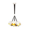 Lustra, Alby, 527ABY1732, Metal, Alb/Auriu