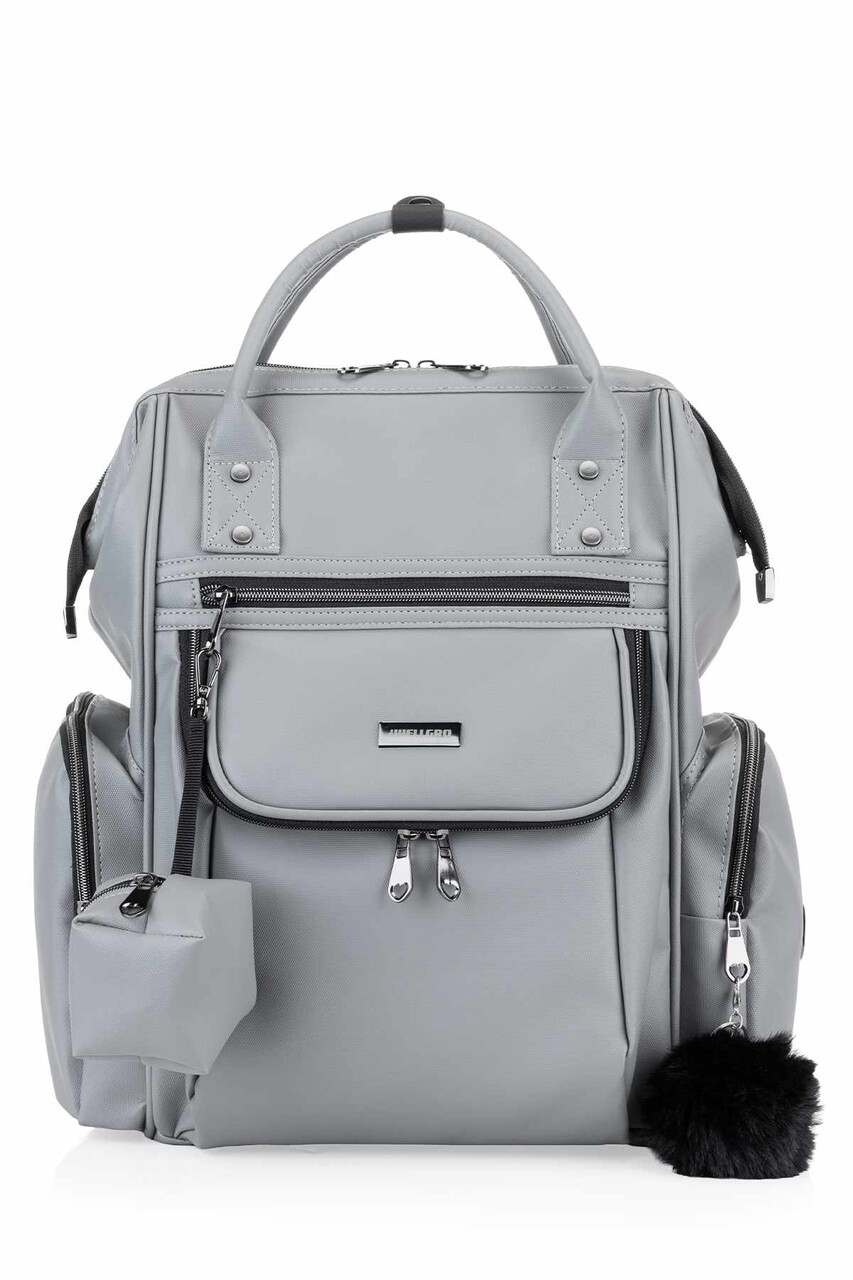 Ghiozdan multifunctional pentru mamici, Wallxpert, Luxella, Gri - imagine 2