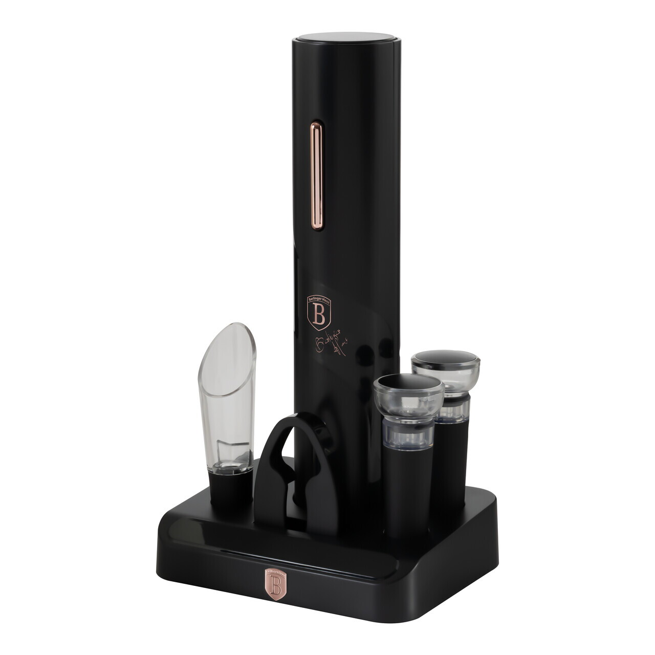 Deschizator de sticle de vin 6 in 1 Berlinger Haus, Black Rose, negru - view 3