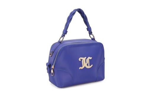Geanta juicy couture 192, 25x10x17 cm, piele ecologica, albastru sax