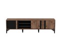 Comoda TV, Puqa Design, Mengü, 180x50x40 cm, PAL, Atlantic / Antracit