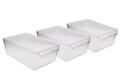 Set organizatoare frigider, Fremont, 964FRM3413, Plastic, Transparent