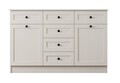 Dulap, Rabi, Rb-168-04-001, 130x85x43 cm, Alb mat