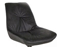 Scaun rotativ Boogie I Velvet, Signal, 53x45x89 cm, catifea/otel, negru