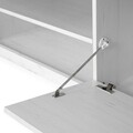 Mobilier living, 4 piese, Genova, 315 x 45 x 200 cm, PAL, alb natur