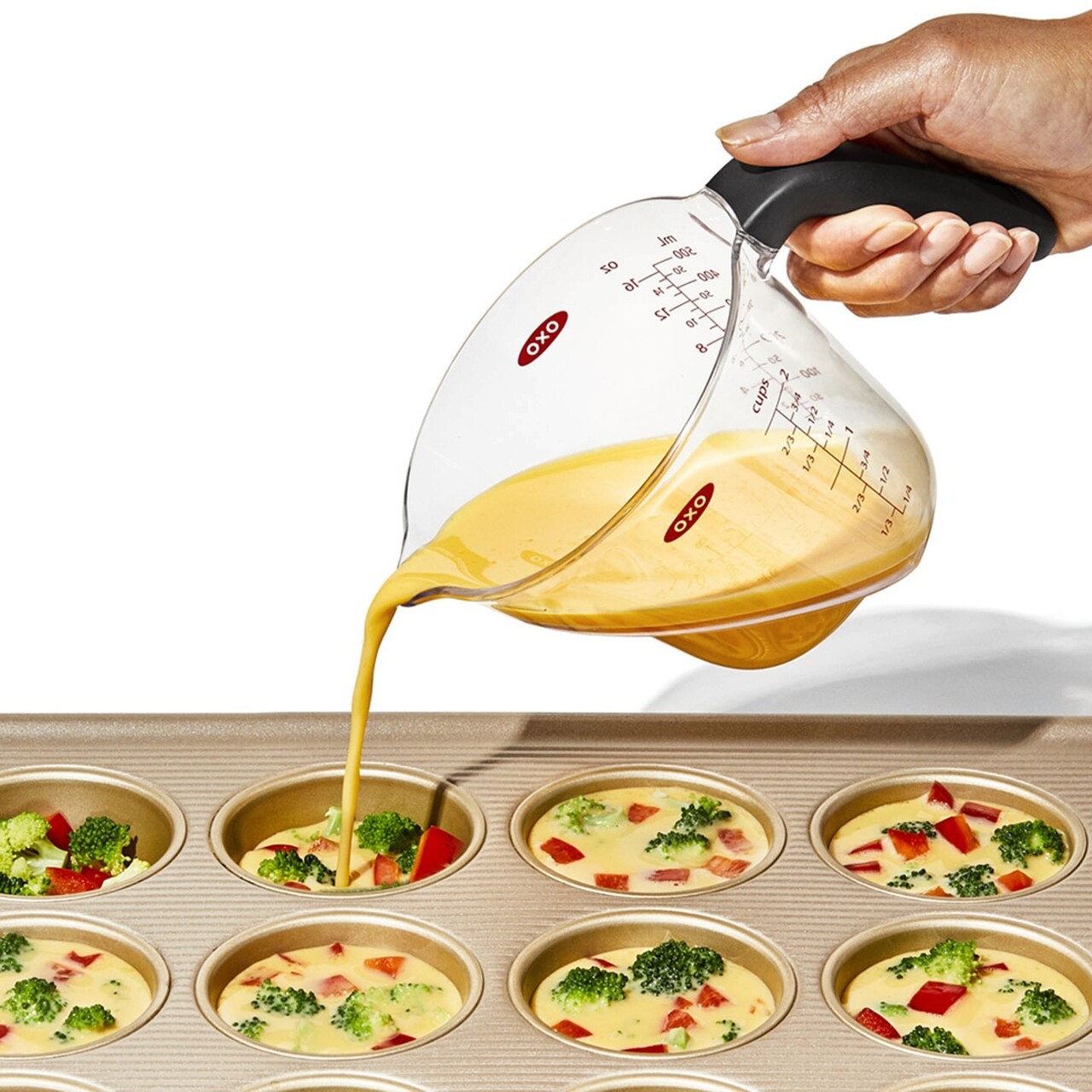 Cana gradata pentru masurare, plastic, 250ml, "Good Grips" - OXO - imagine 8