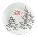 Farfurie desert Ren Christmas, Line Art, Ambition, 20 cm, portelan
