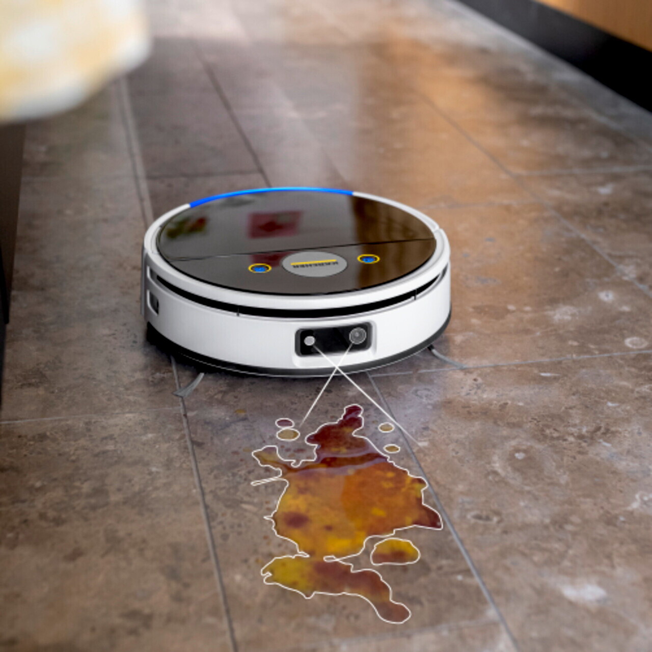 Aspirator robot cu spalare cu rola RVF 7, Karcher, alb/negru — imaginea 6