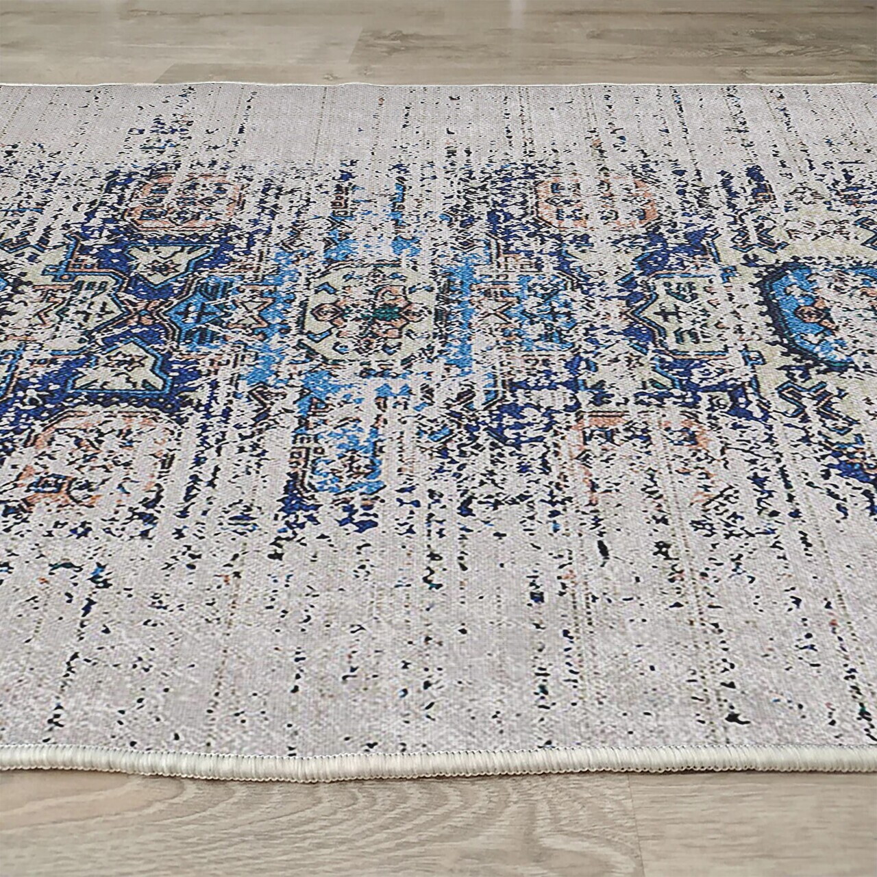 Covor, Woopamuk025, 180x280 cm, Bumbac/Poliester, Gri - view 6