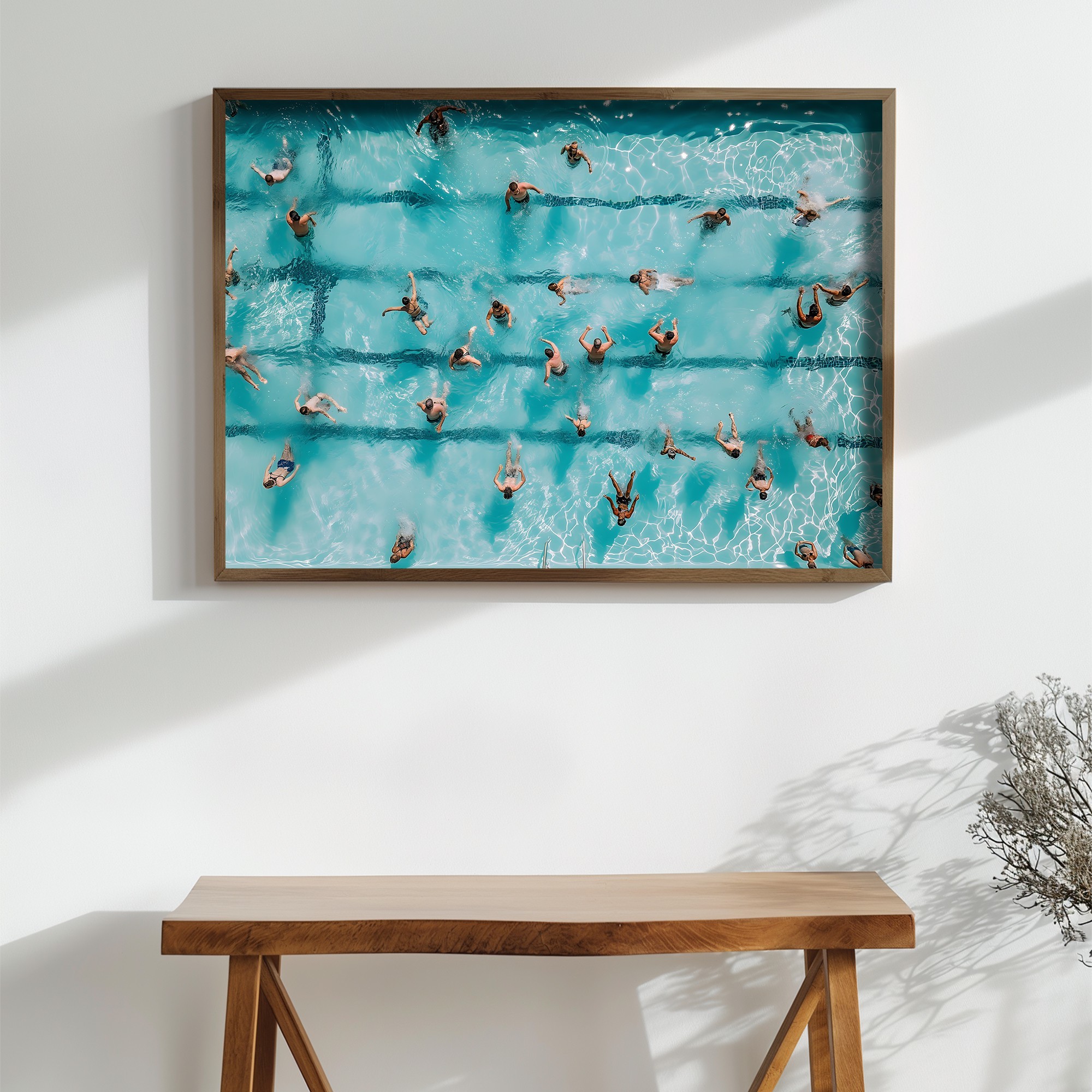 Tablou decorativ, GE095-L, Lemn, Multicolor