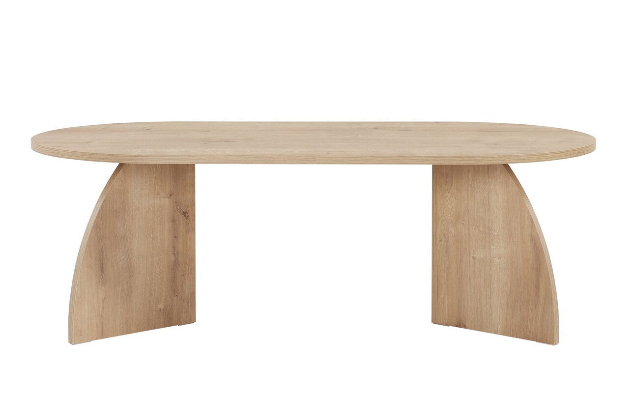 Masuta de cafea, Nordure, Melina, 120x40x60 cm, Maro - imagine 7