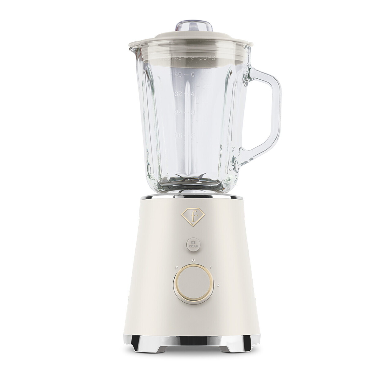 Blender de masa Fashion TV, Sahara, 1.5L, 1000W, plastic/sticla, crem/transparent - view 2