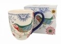 Cana Jumbo Lowicz, Duo, 810 ml, ceramica, multicolor